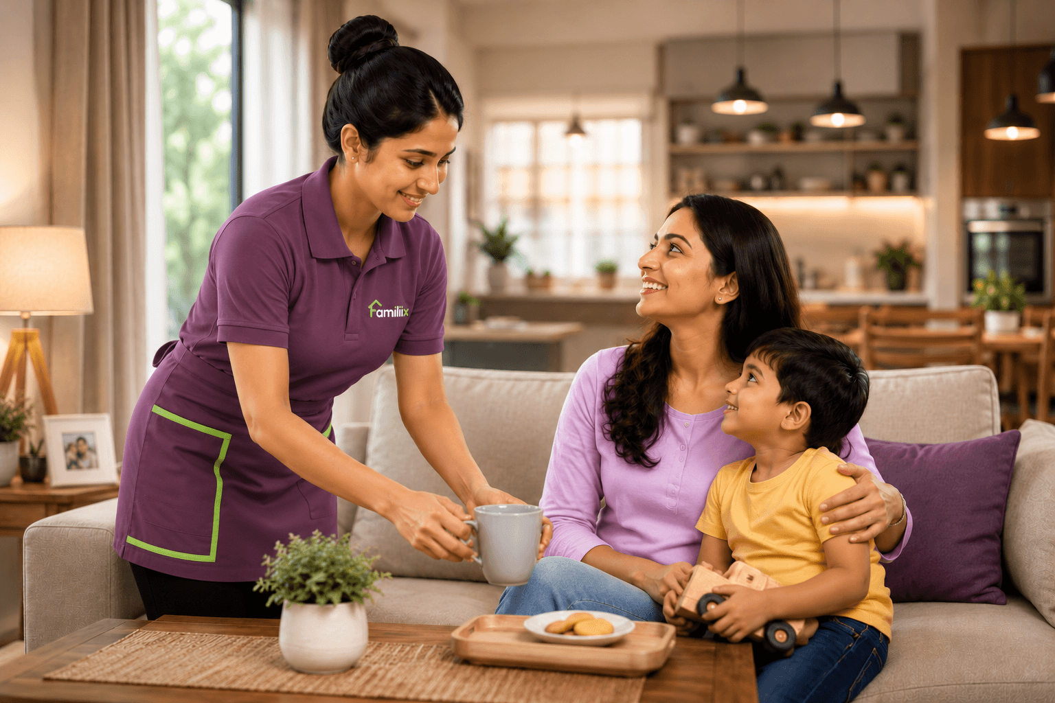 Warm home and family care with Familiix